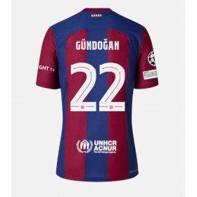 Barcelona Ilkay Gundogan #22 Hemmakläder 2023-24 Kortärmad